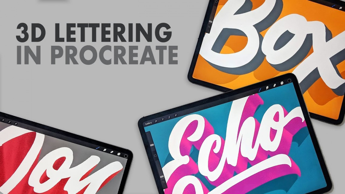 Ways to Create D Lettering in Procreate!