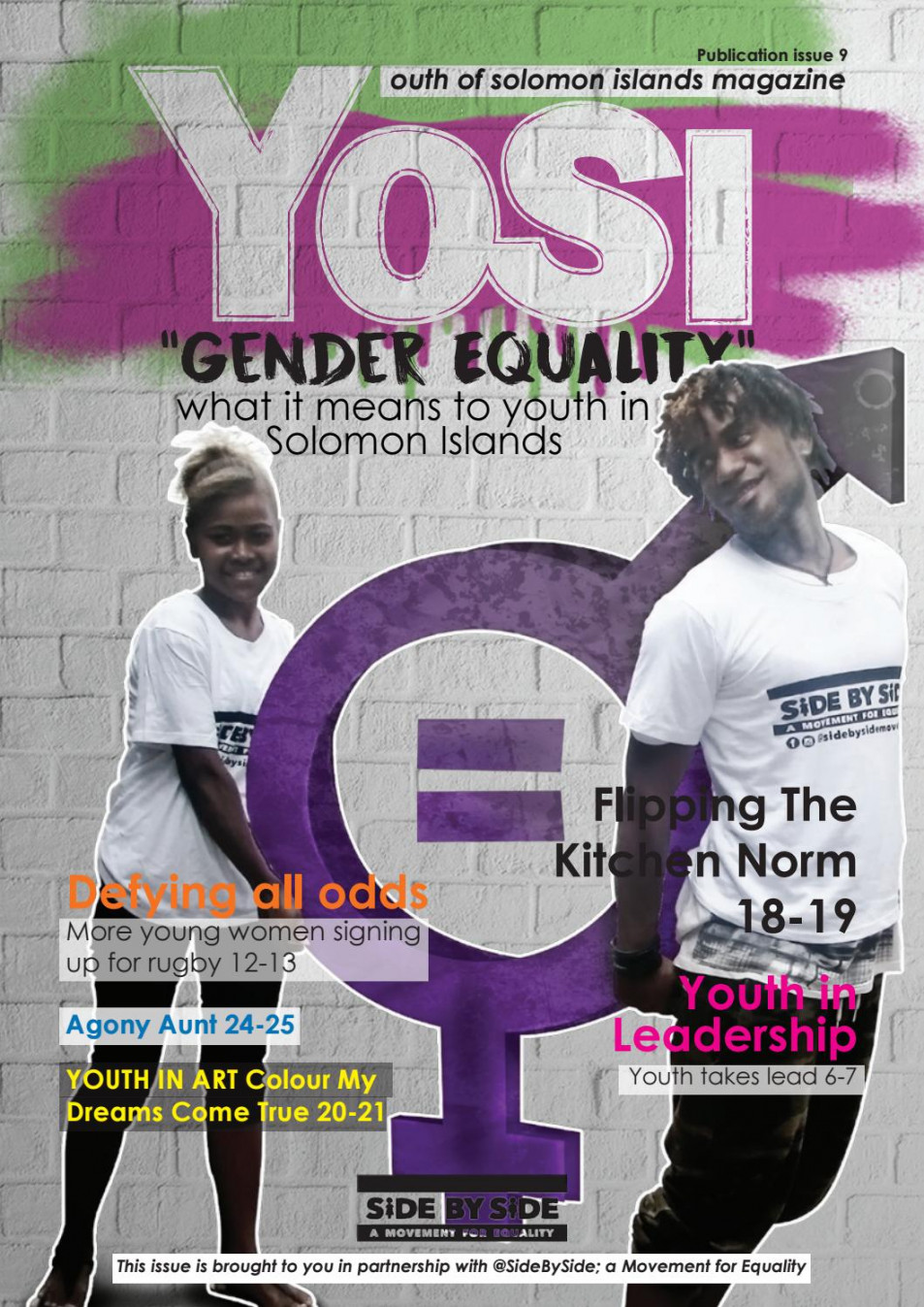 YOSI Magazine Issue  on Gender Equality by YOSI Magazine - Issuu