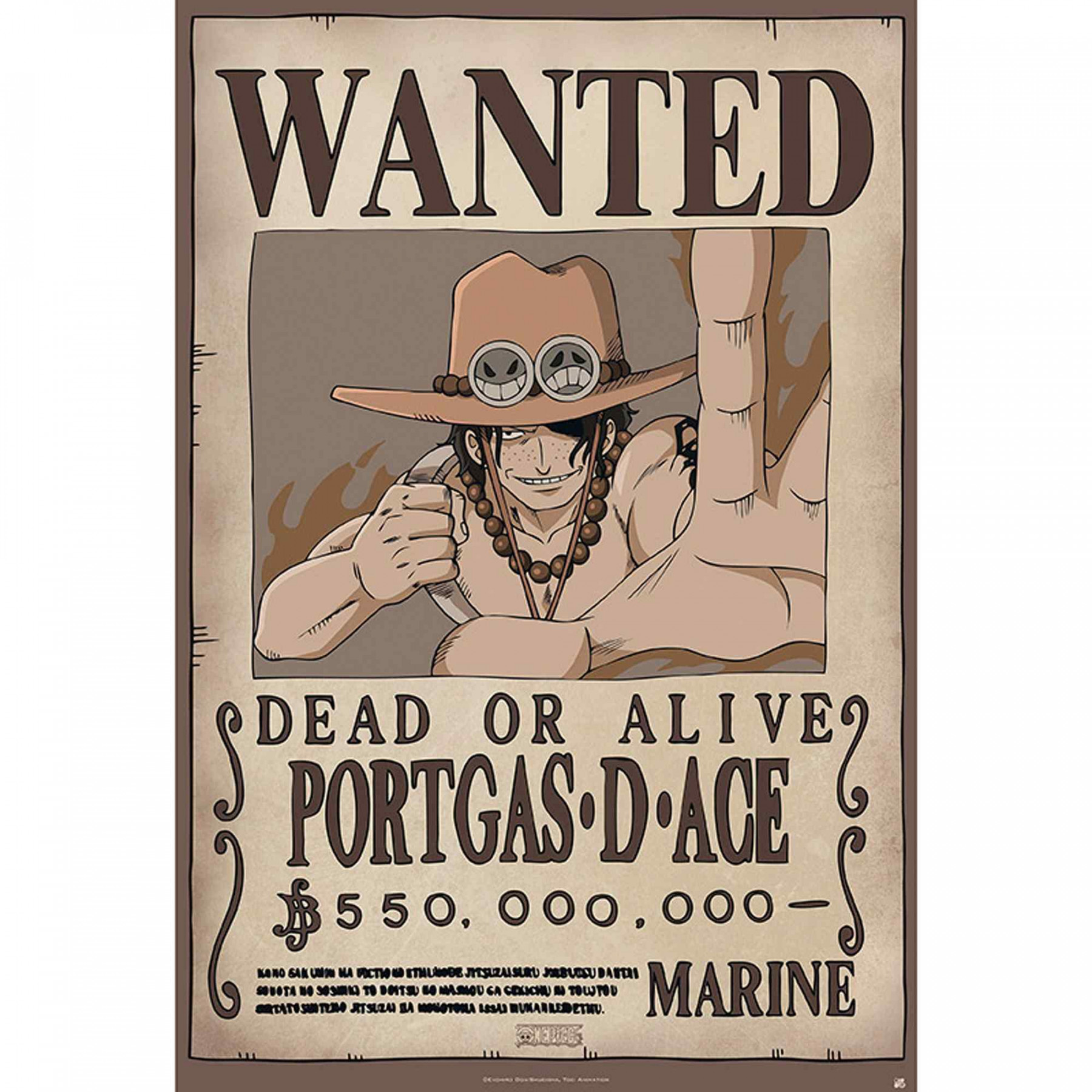 ABYstyle ABYstyleABYDCO - ONE PIECE - Poster - Wanted Ace (