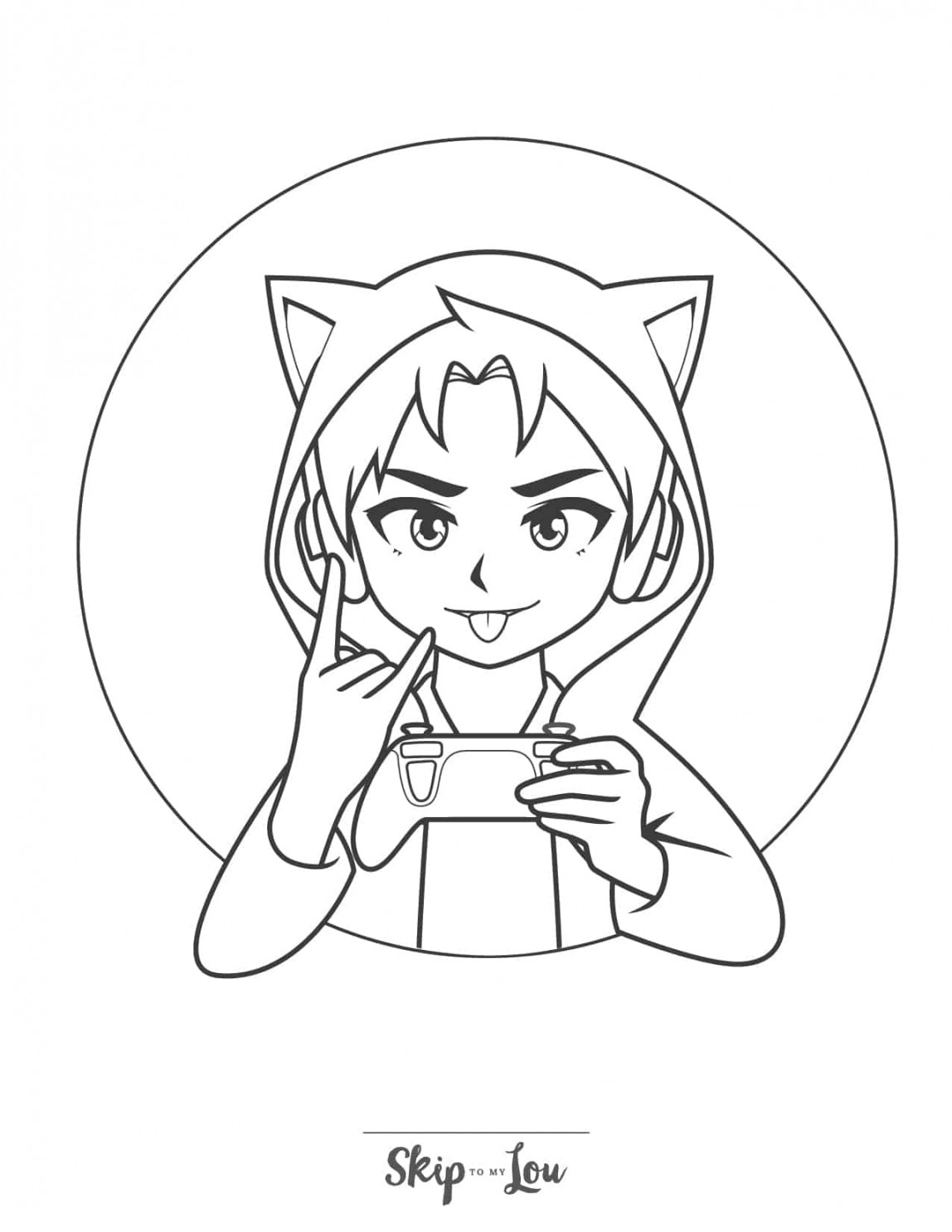 Anime Coloring Pages For Kids of All Ages  Skip To My Lou