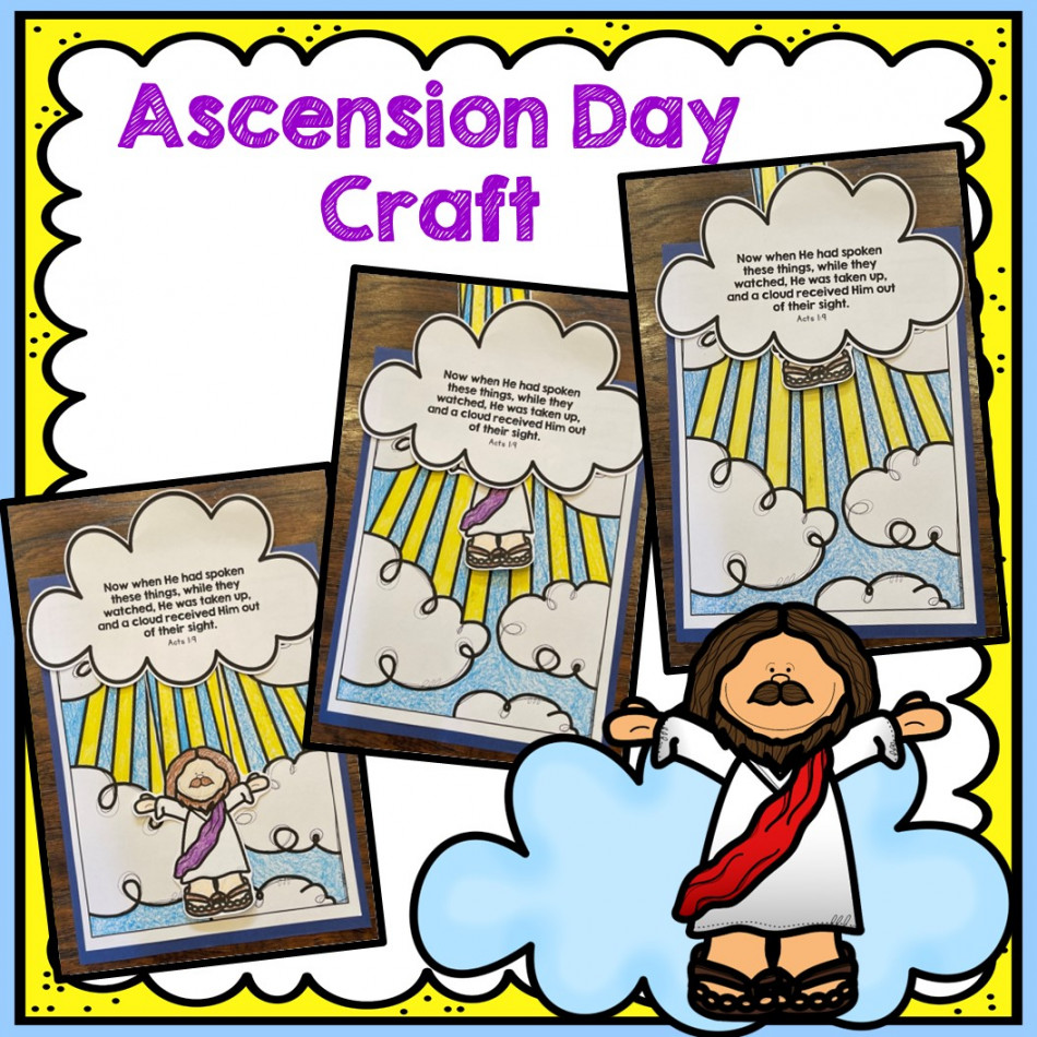 Ascension Day Craft  Made By Teachers