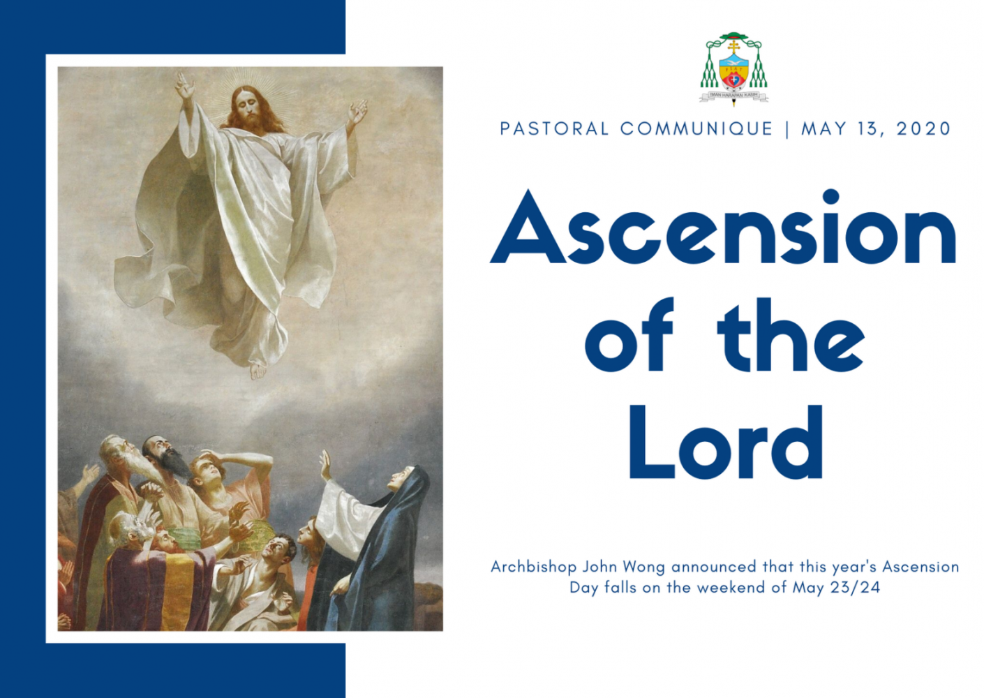 Ascension Mass (May /) and day of fasting (May ) – St Simon