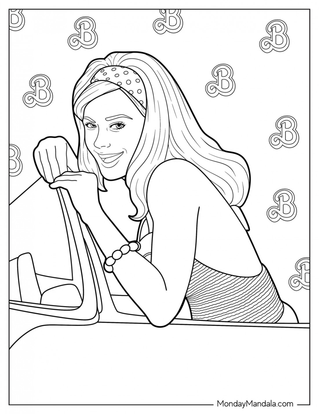 Barbie Coloring Pages (Free PDF Printables)