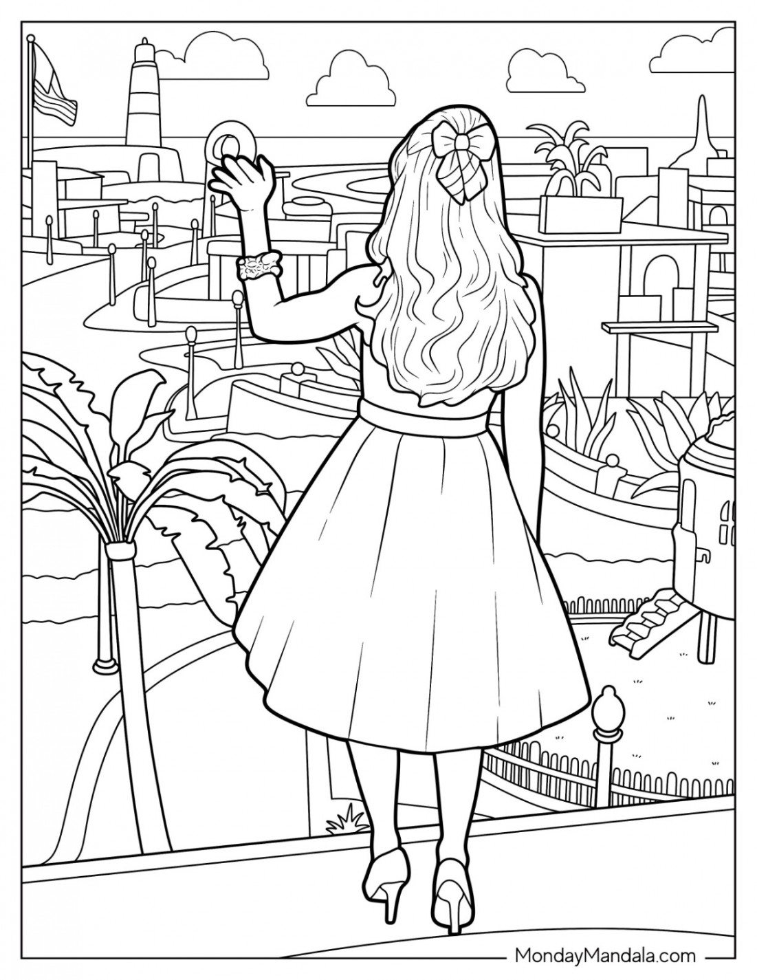 Barbie Coloring Pages (Free PDF Printables)