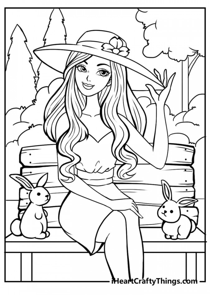 Barbie Coloring Pages (% Free Printables)