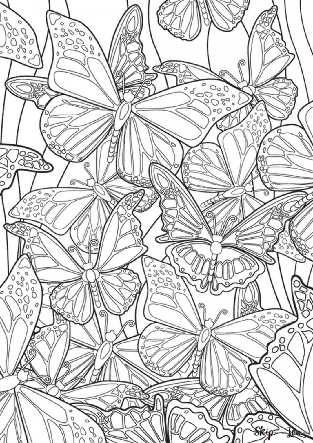 Beautiful Butterfly Coloring Pages to Download and Print