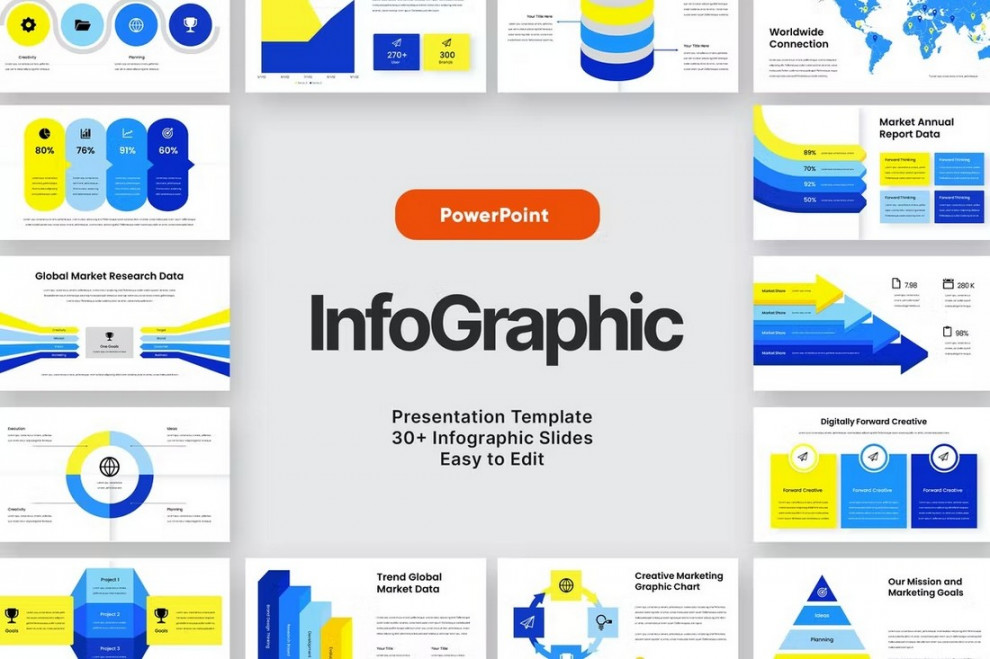 + Best Infographic PowerPoint Templates (For Data Presentations