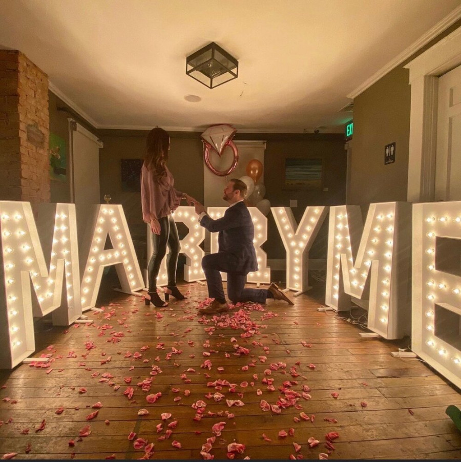 Best Marquee Light Letter Company,Unique Marry Me Marquee Light