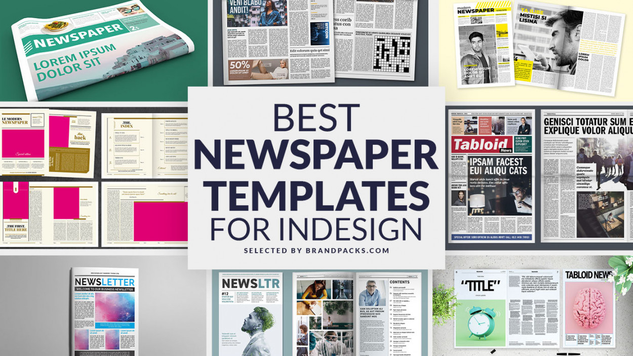 + Best Newspaper Templates for InDesign - BrandPacks