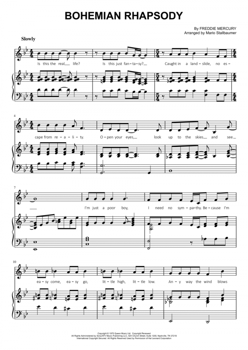 Bohemian Rhapsody (arr