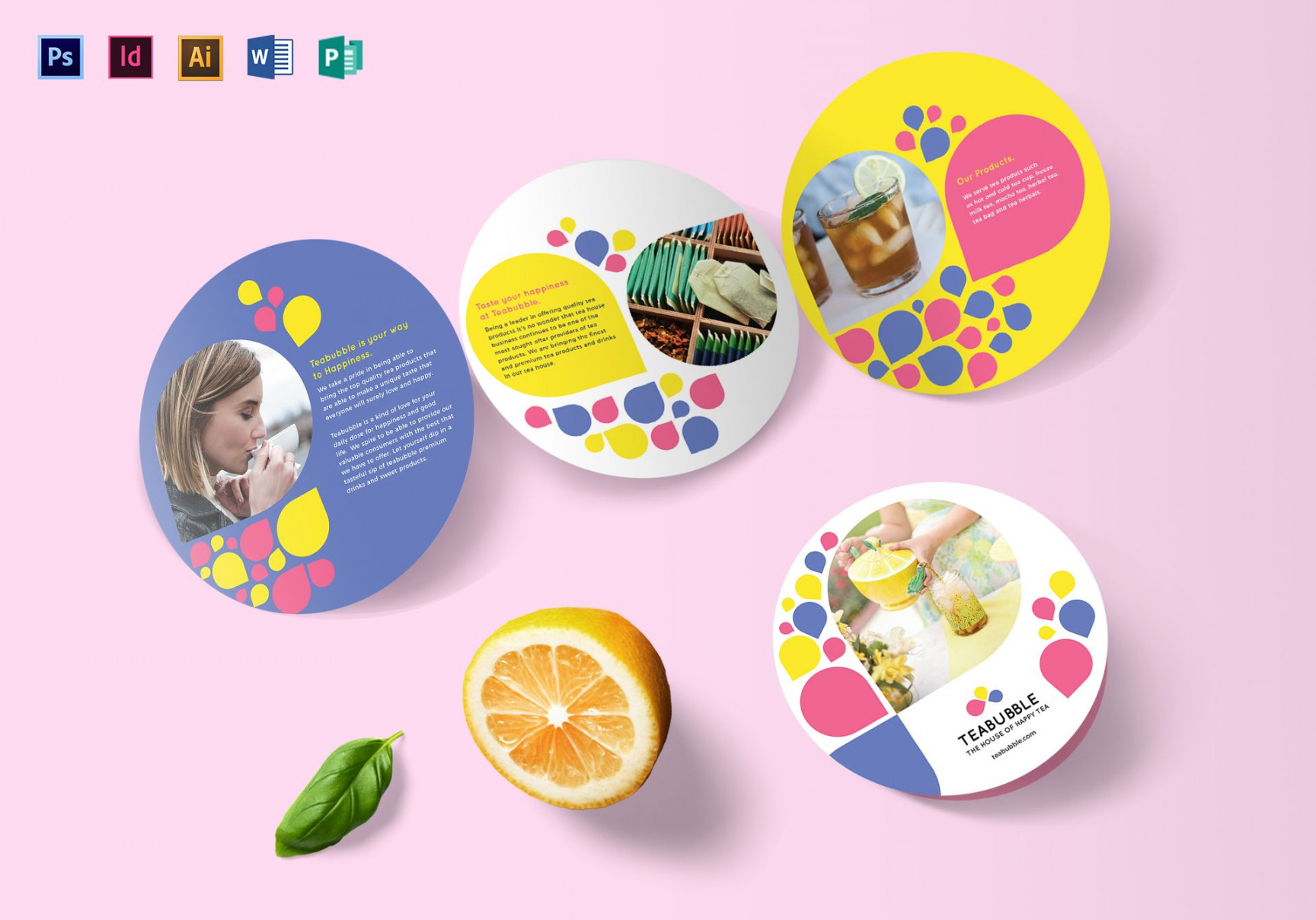 Circle Brochure Design Template