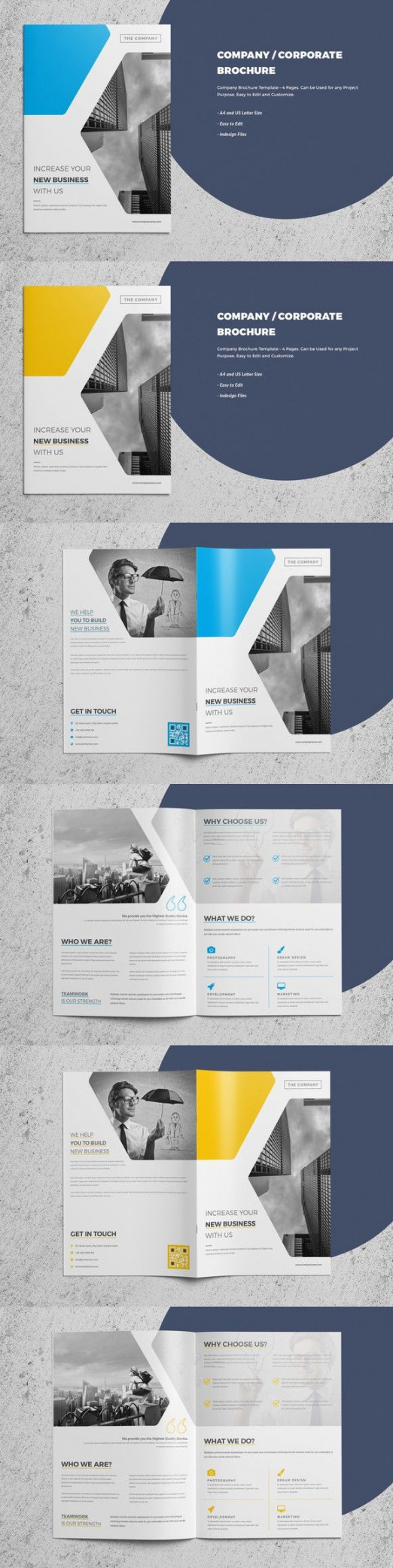 Corporate/Company Brochure -  Page. Brochure Templates. $