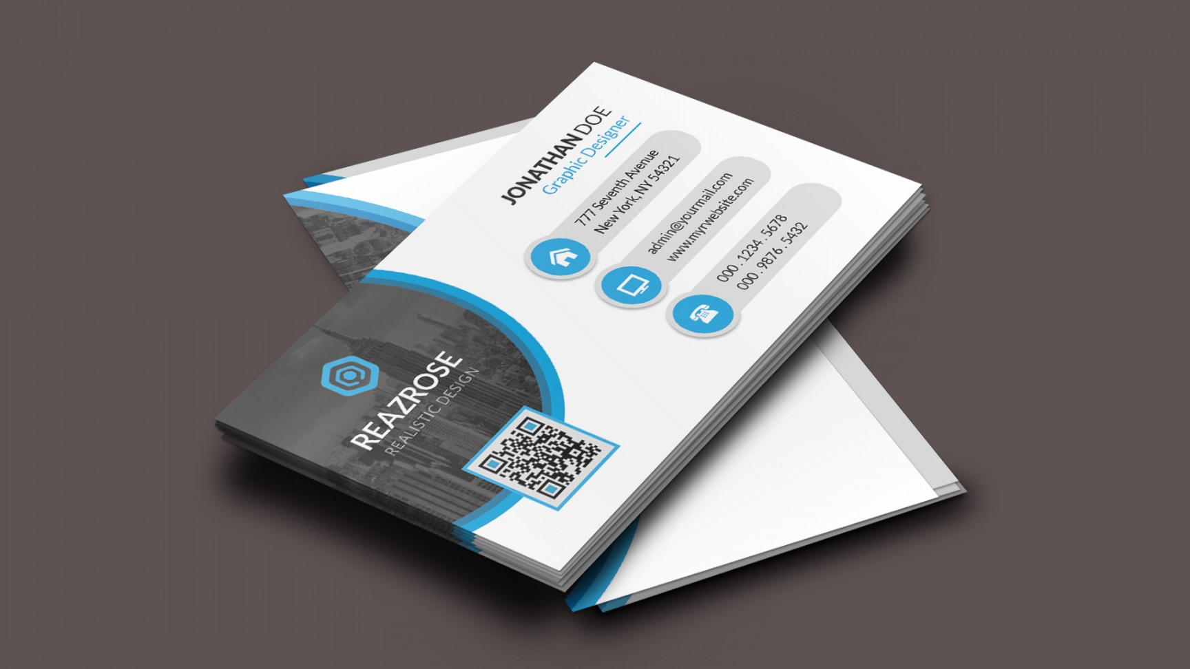 design professional and trendy business card in  hours