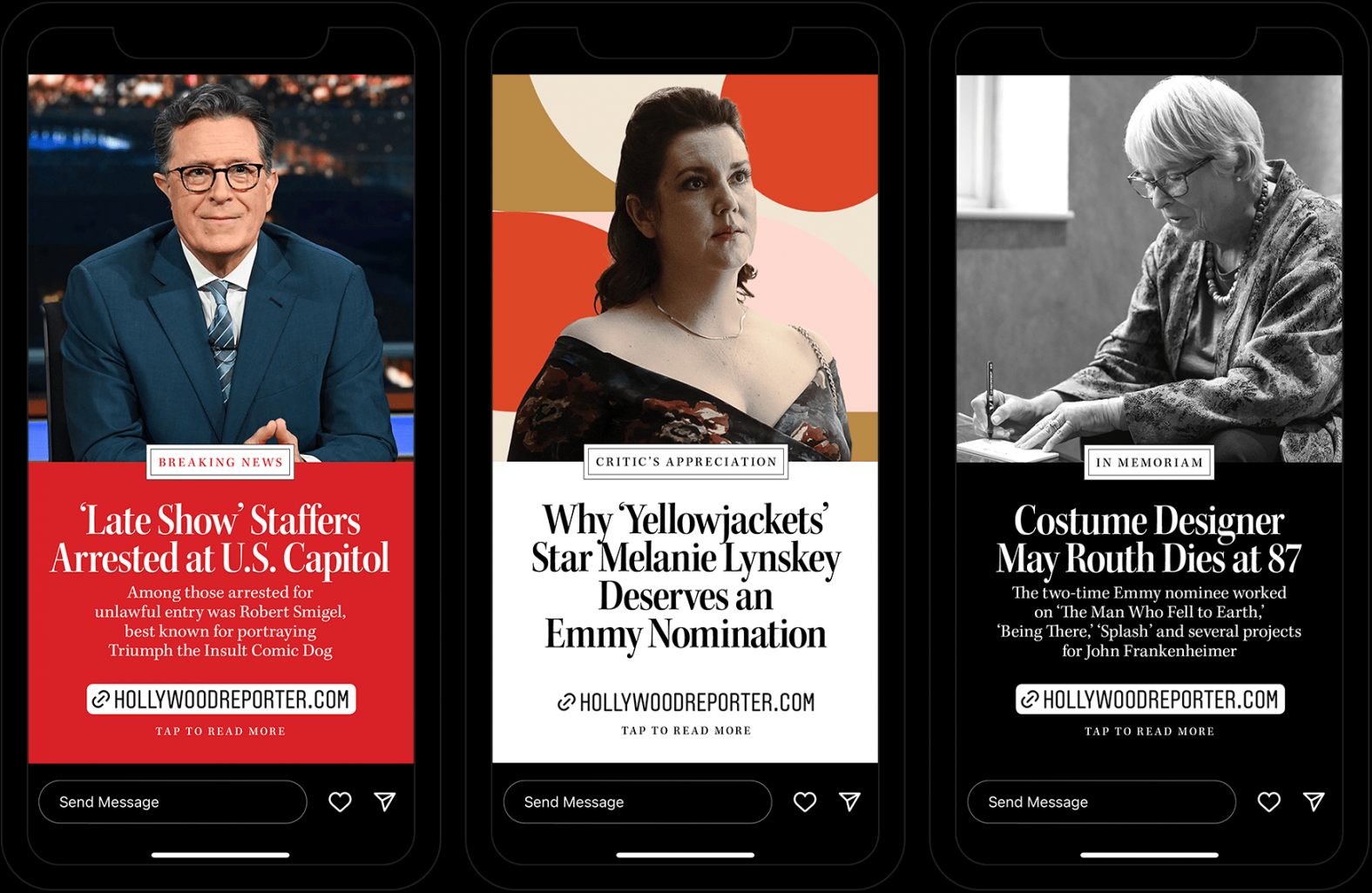 Digital Design — Hollywood Reporter Instagram Stories Templates