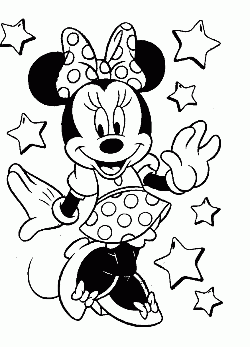 disney minnie mouse dancing with stars coloring page  Dibujo de