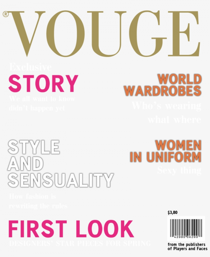 Download Vogue Cover Magazine Png for free