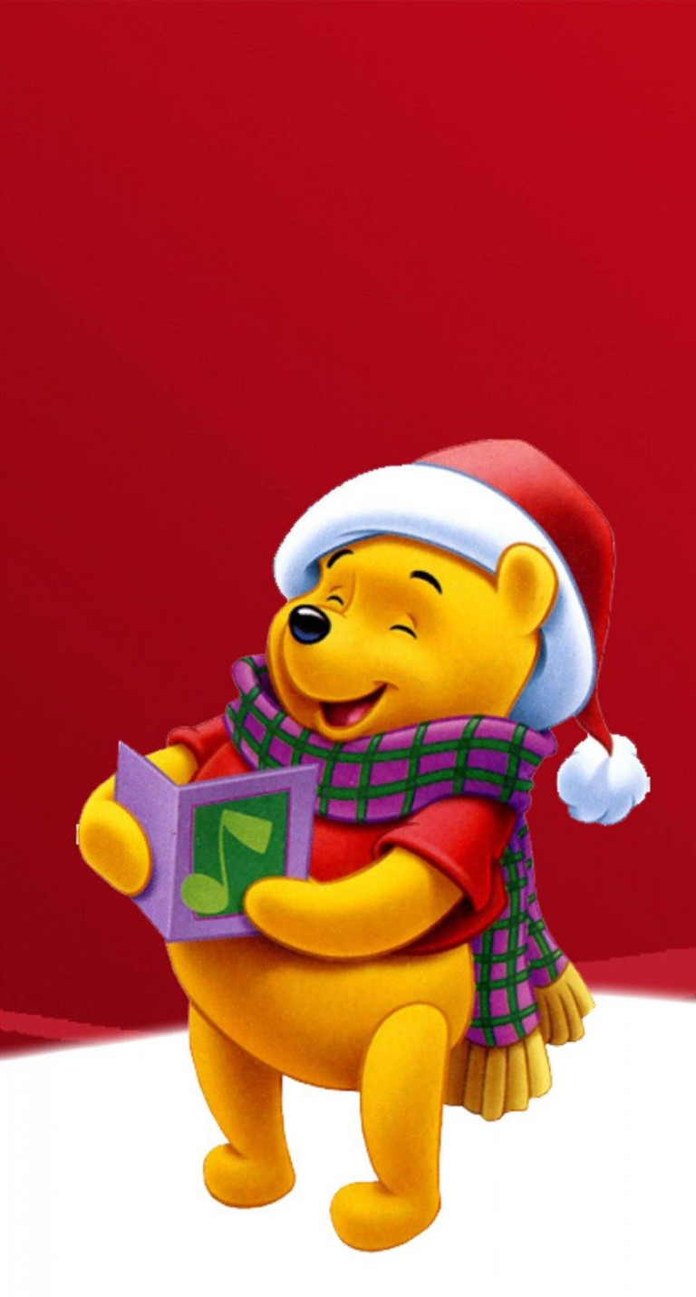 Download Winnie The Pooh Christmas Phone Wallpaper  Wallpapers