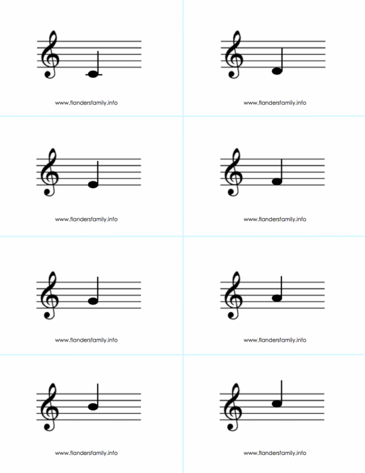 Encouraging Mozart: Musical Note Flashcards - Flanders Family Home