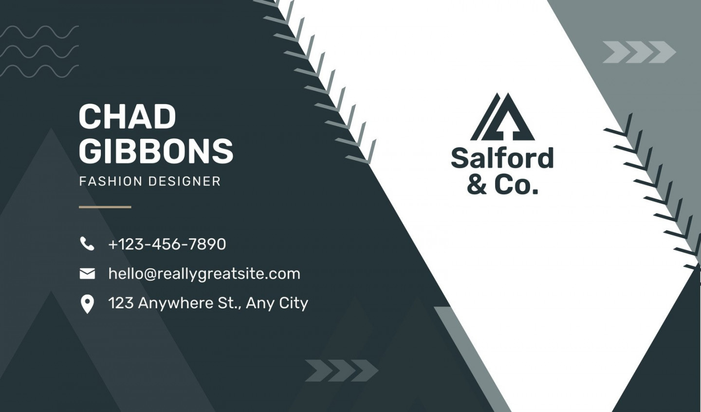 Free custom web designer business cards  Canva