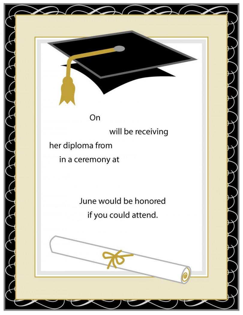 + FREE Graduation Invitation Templates - Template Lab