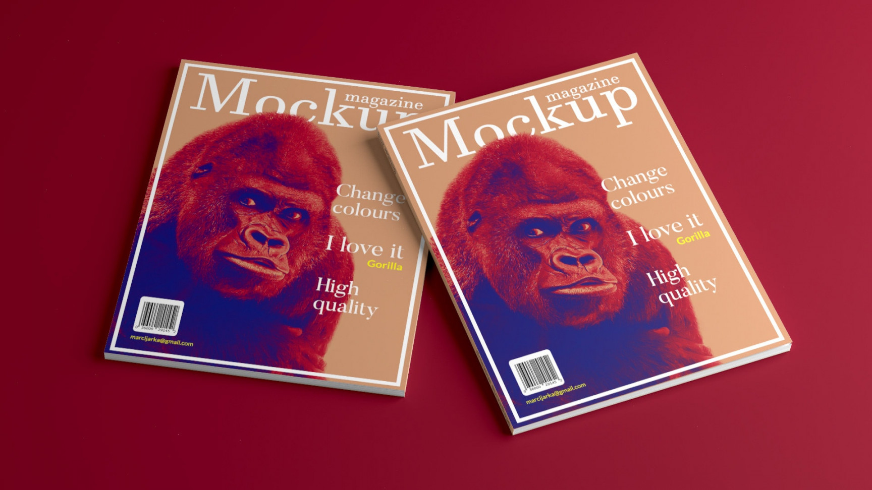 Free Magazine Cover Mockup with  Different shots – FreeMockup