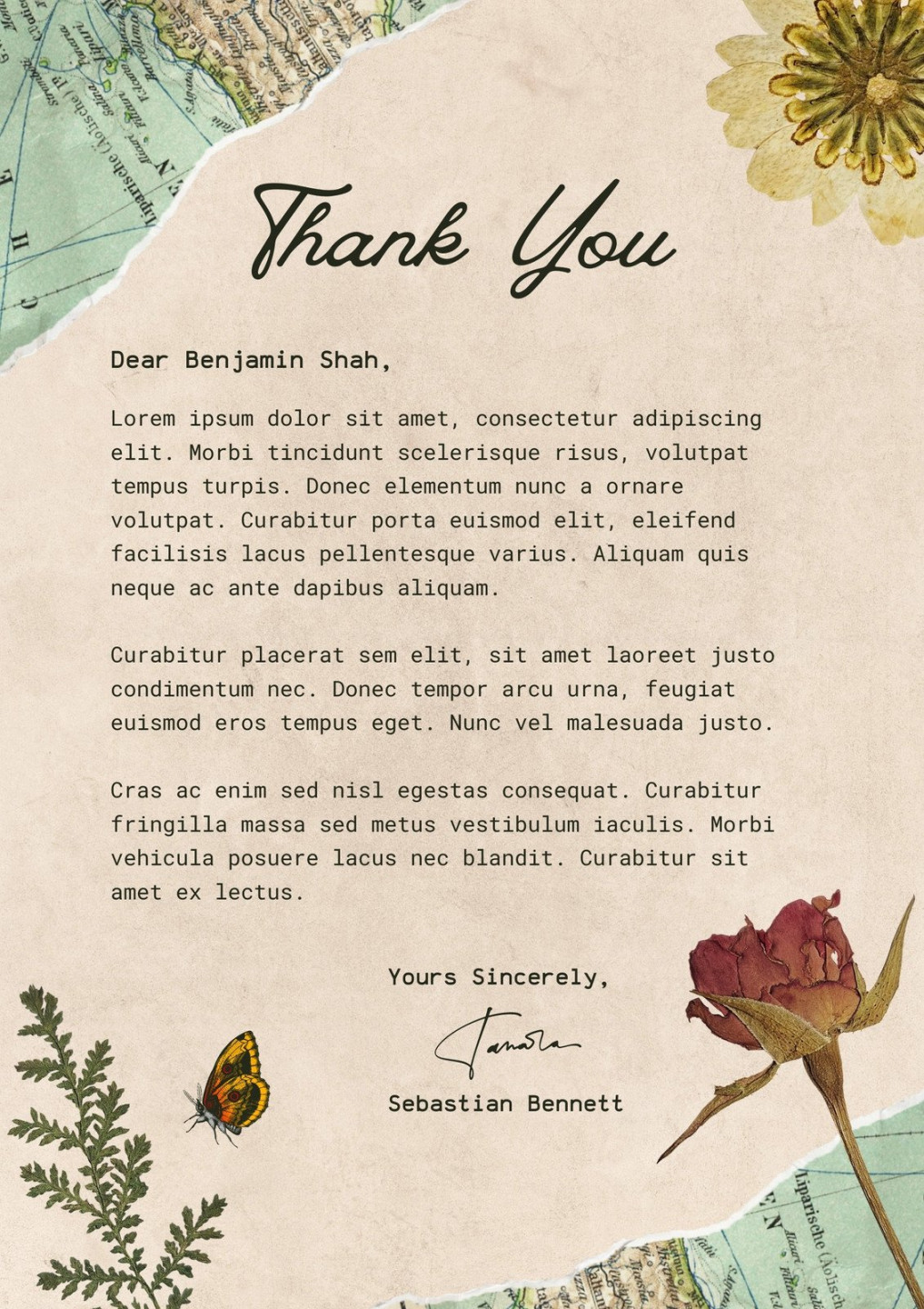 Free, printable, customizable letter templates  Canva