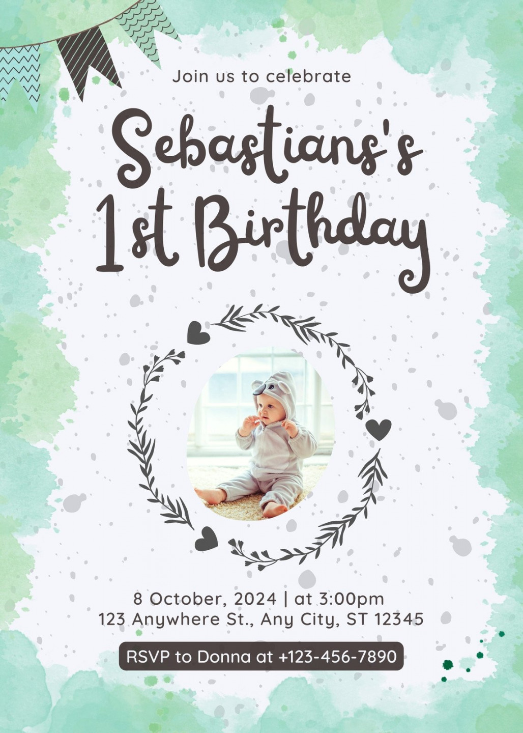 Free printable kids birthday invitation templates  Canva