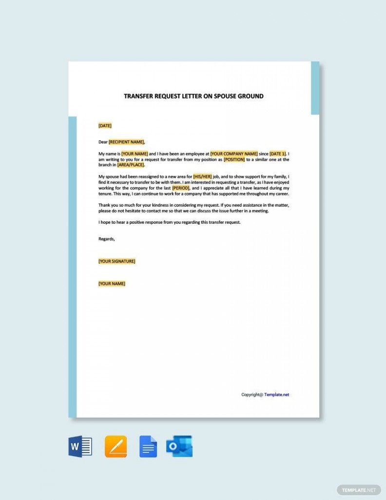 FREE Request Letter Template - Download in Word, Google Docs, PDF