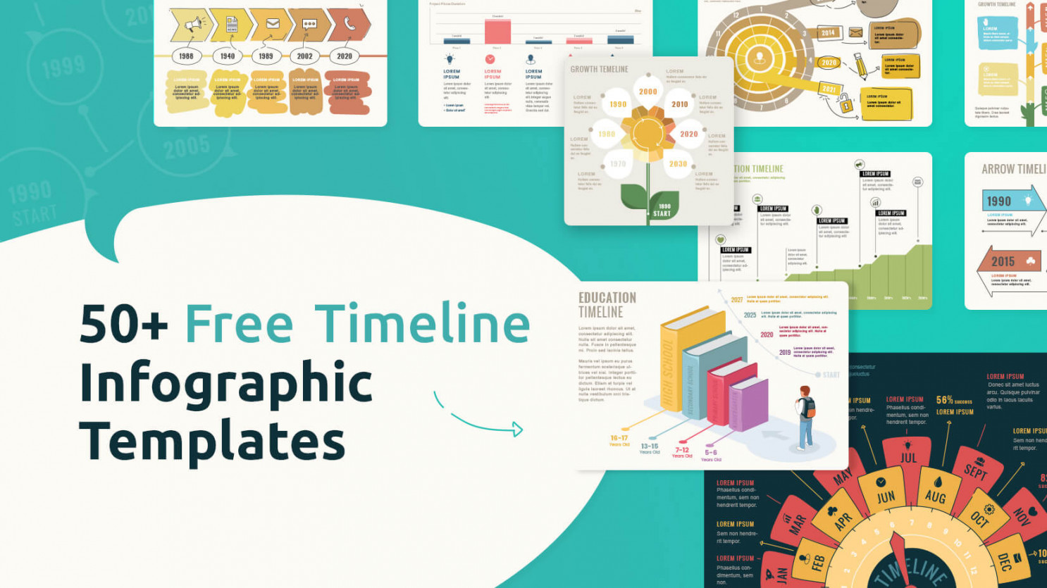 Free Timeline Infographic Templates for Time-Related Visuals