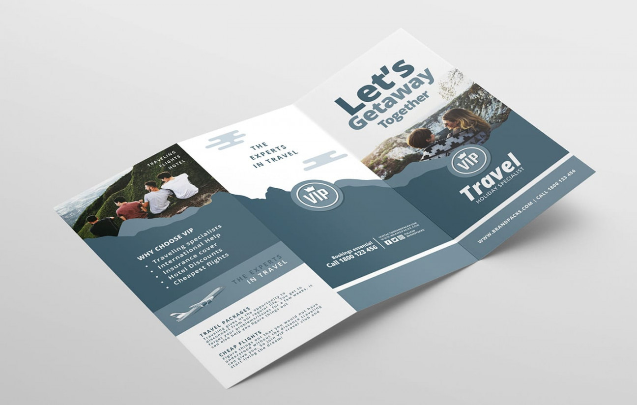 Free Travel Agency Poster & Brochure Template in PSD, Ai & Vector