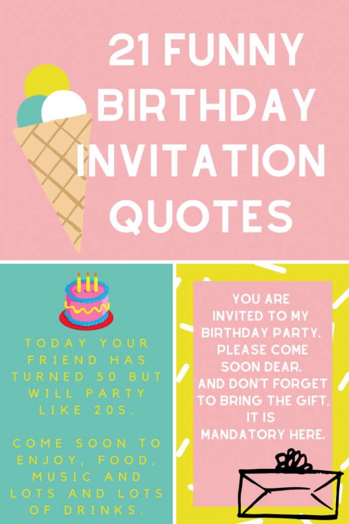 Funny Birthday Invitation Quotes - darling quote  Funny