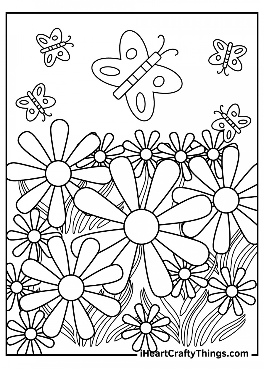 Garden Coloring Pages (% Free Printables)