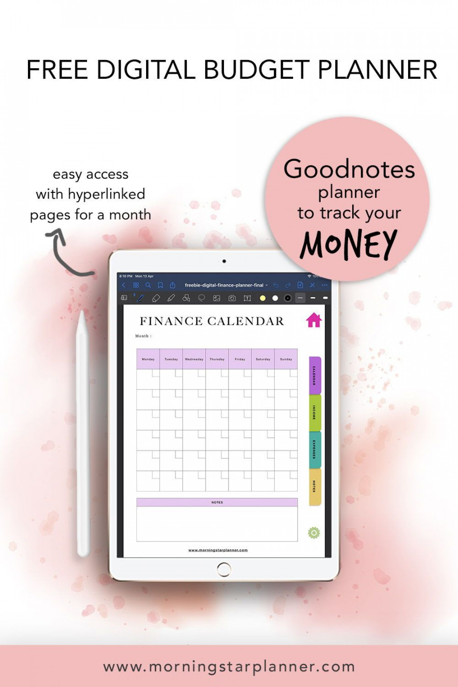 Get your Free Budget Digital Planner to Track your Money  Budget