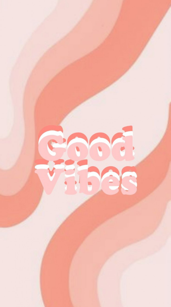 Good vibes wallpaper🌼  Good vibes wallpaper, Preppy wallpaper