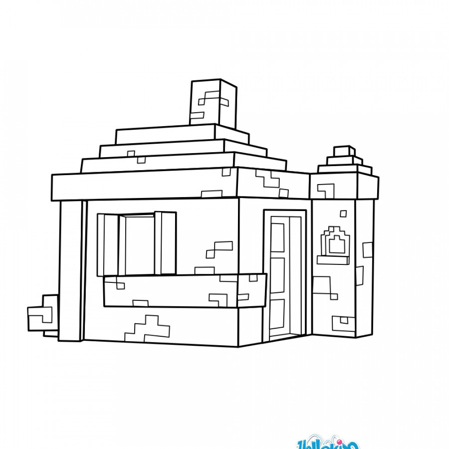 House coloring pages - Hellokids