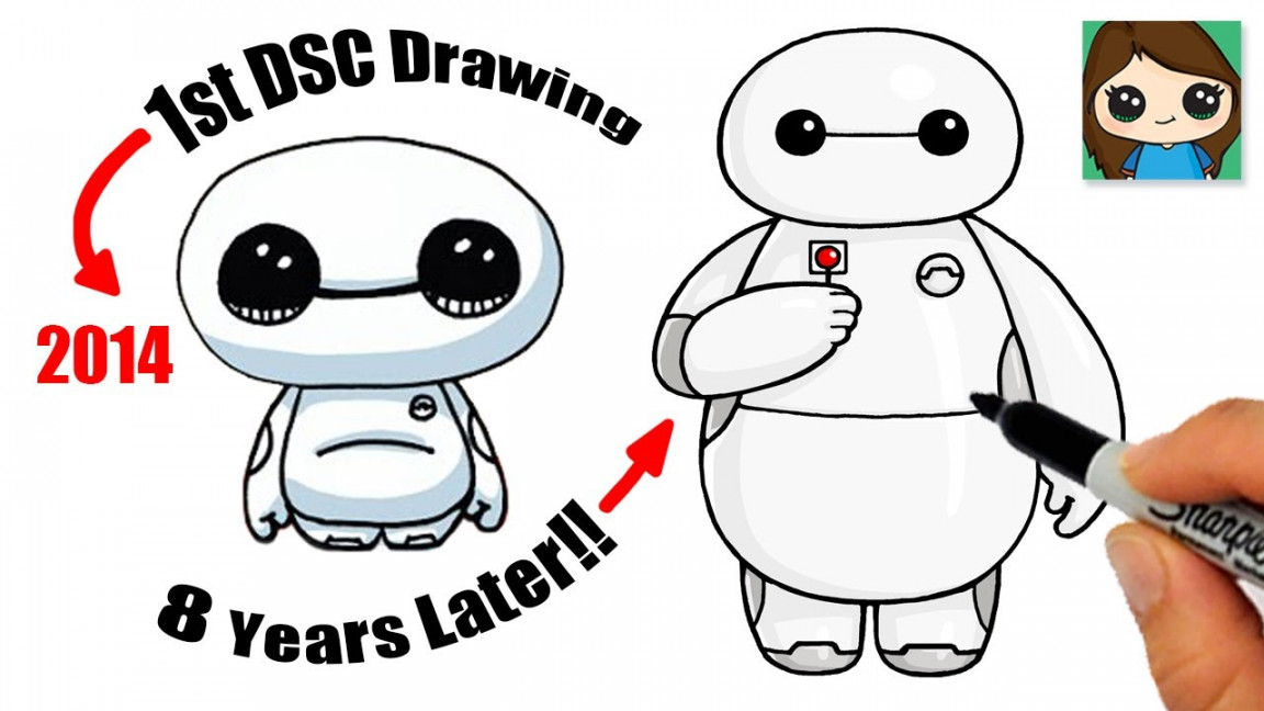 How to Draw Baymax Big Hero  NEW