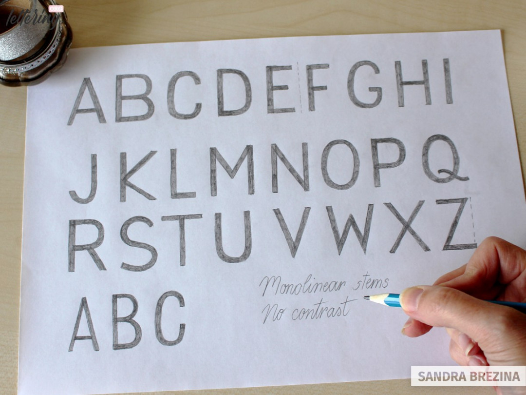 How to draw beautiful block letters - Lettering