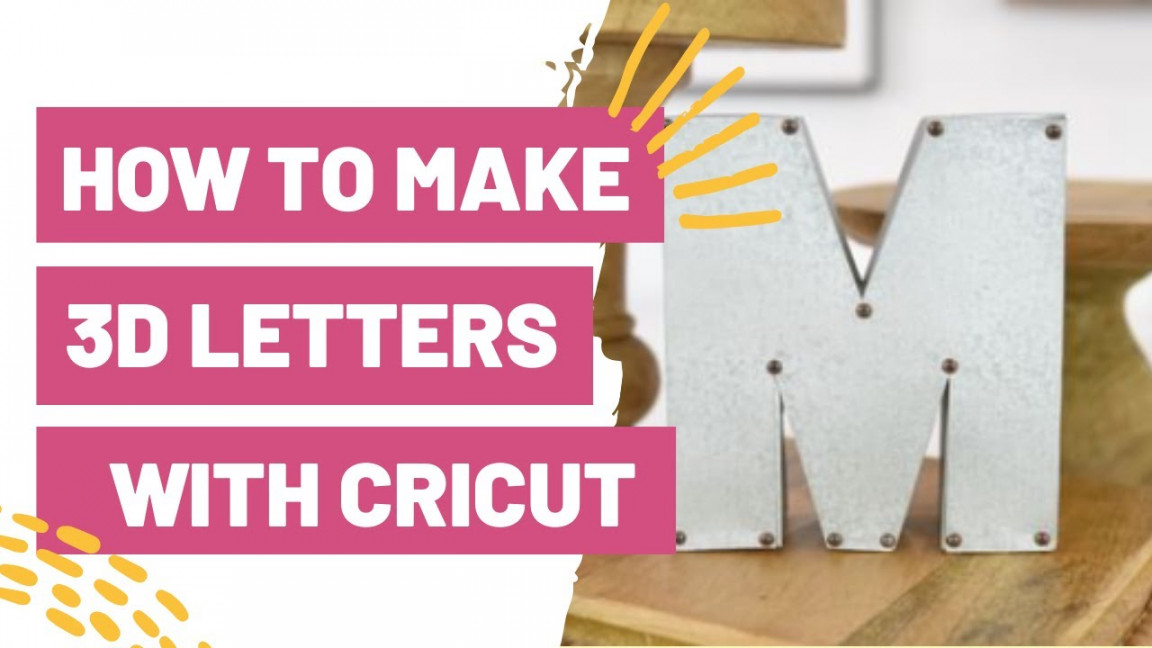 How To Make D Letters With Your Cricut + Hacks To Make Paper Letters Look  Amazing!!