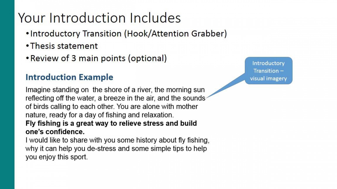 Informative Outline Thesis statement and  main points