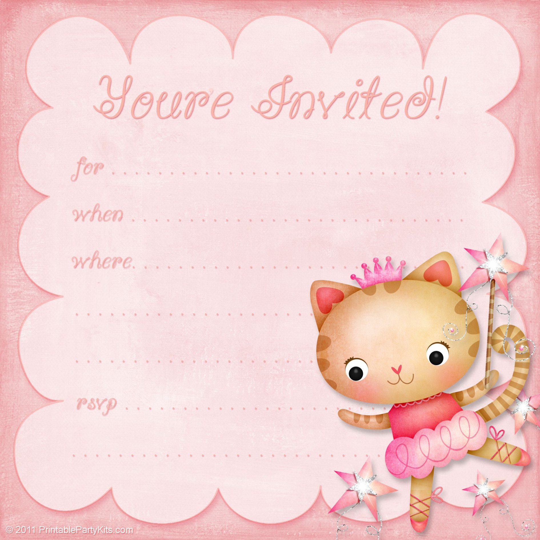 invitations Archives - Page  of  - Printable Party Kits