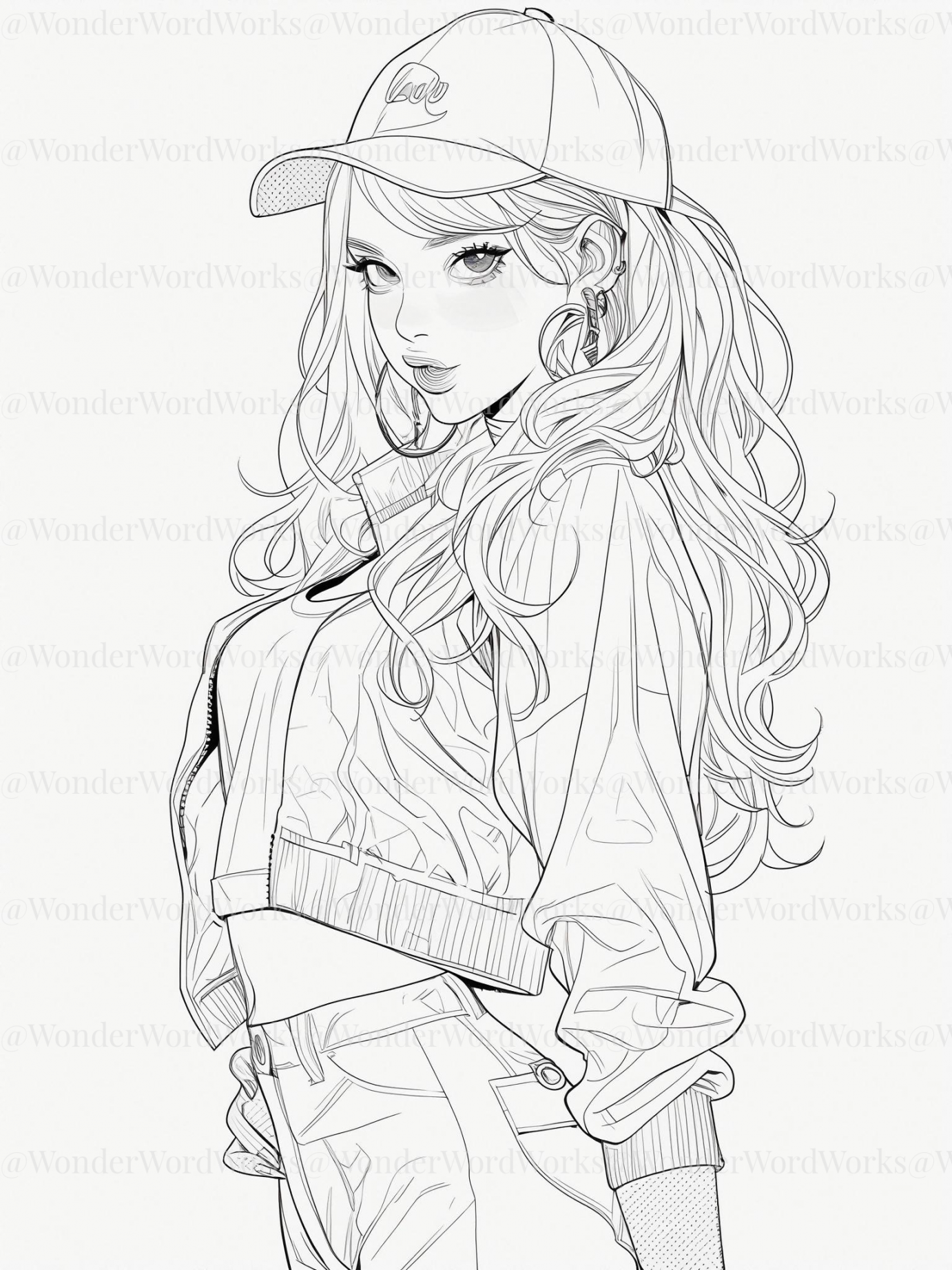 Kolorful K-pop: Colouring Pages of Fashion-forward Idols - Etsy in