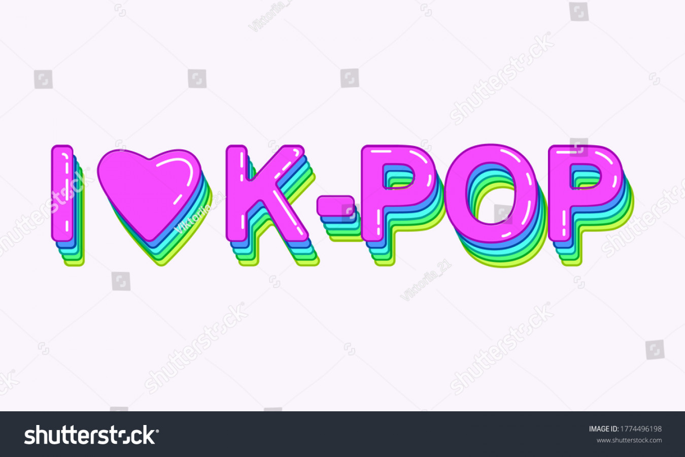 Kpop Word Images, Stock Photos, D objects, & Vectors