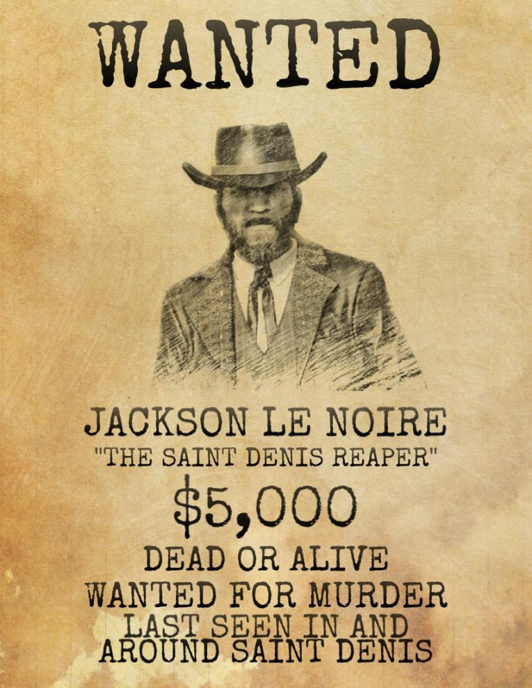 Made A Wanted Poster For My Online Character : r/reddeadredemption