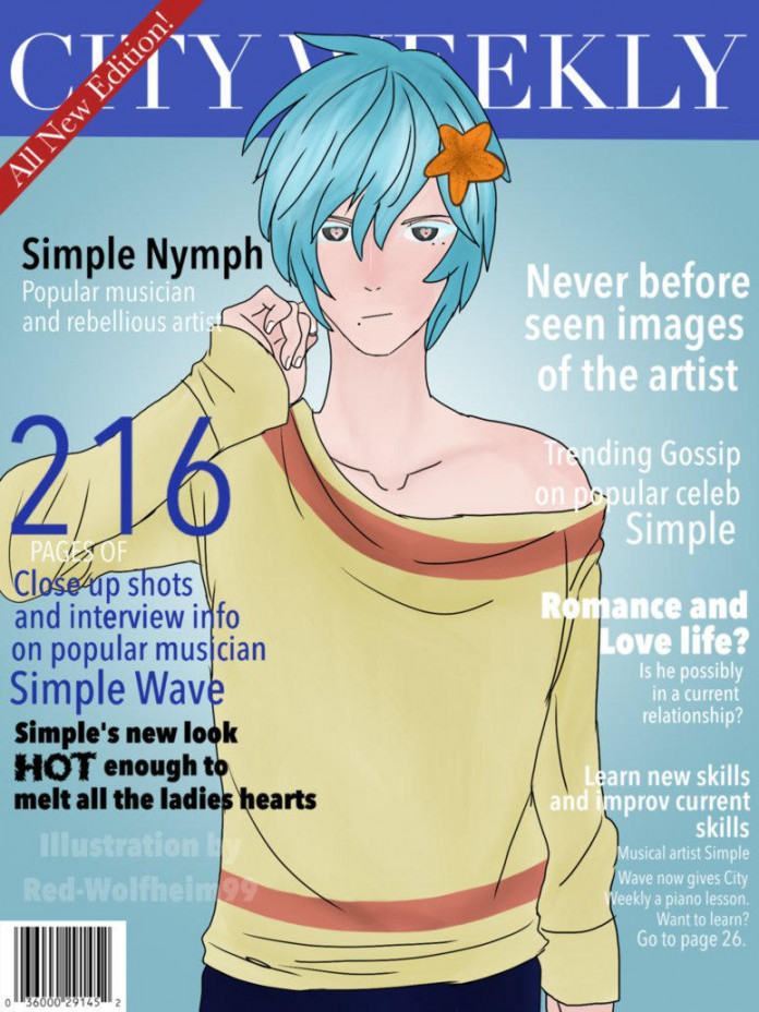 Magazine Cover [Simple Wave] by theBlueINKsquid on DeviantArt