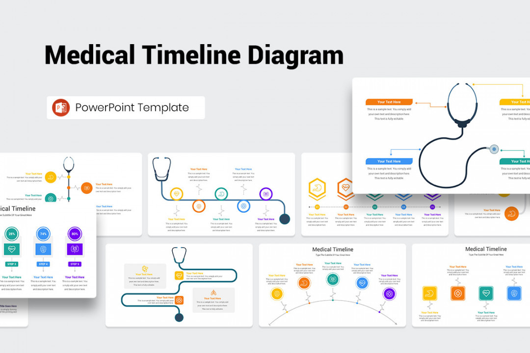 Medical Timeline Diagram PowerPoint Template  Nulivo Market