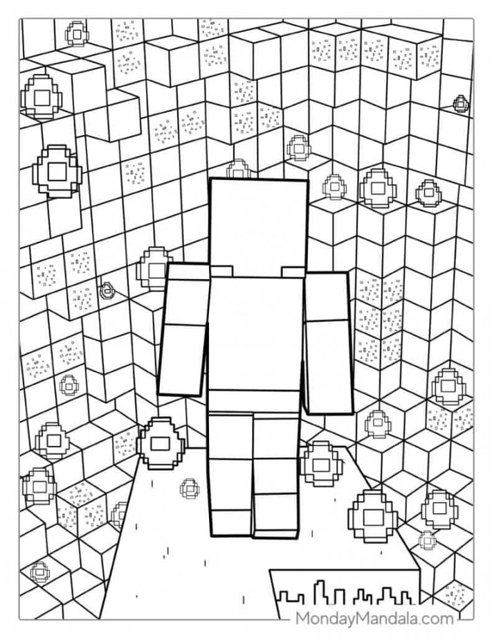 Minecraft Coloring Pages (Free PDF Printables)