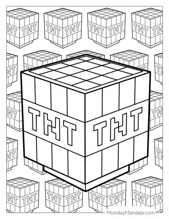 Minecraft Coloring Pages (Free PDF Printables)