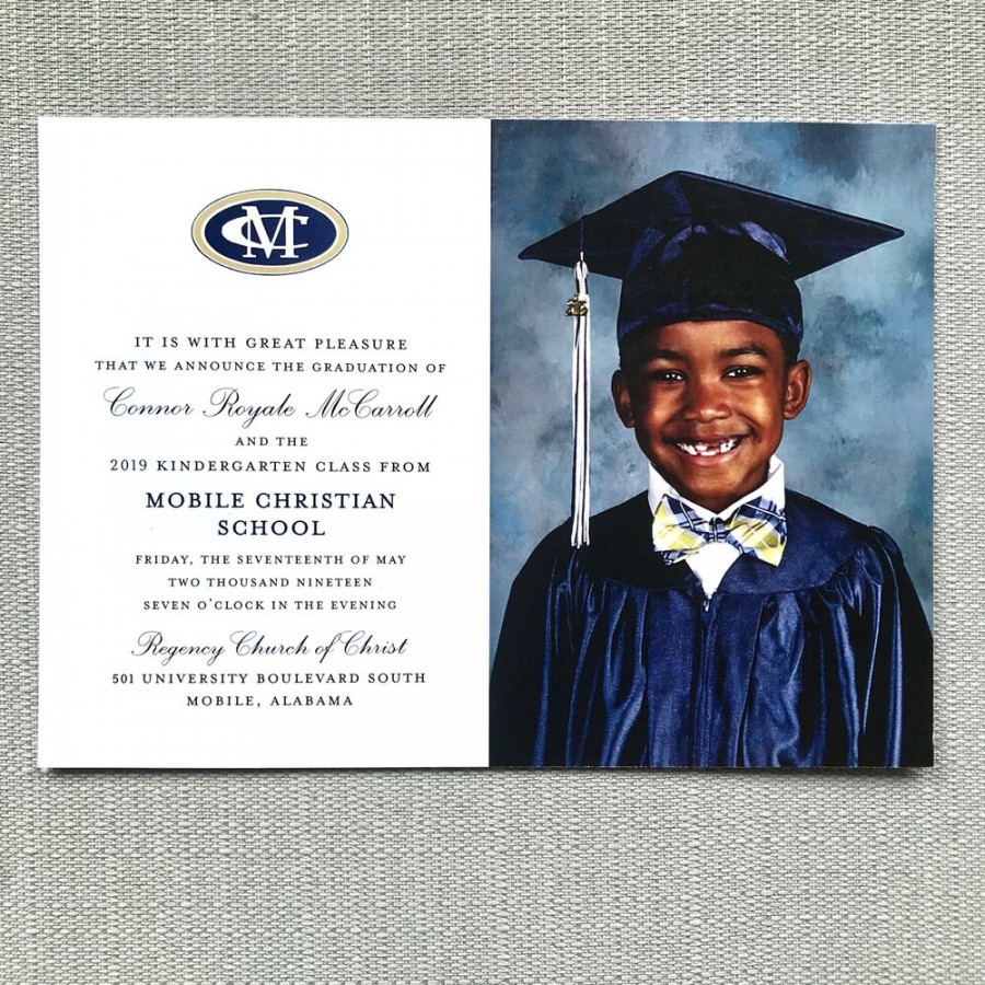 Mobile Christian Graduation Announcements with Photo — Soiree