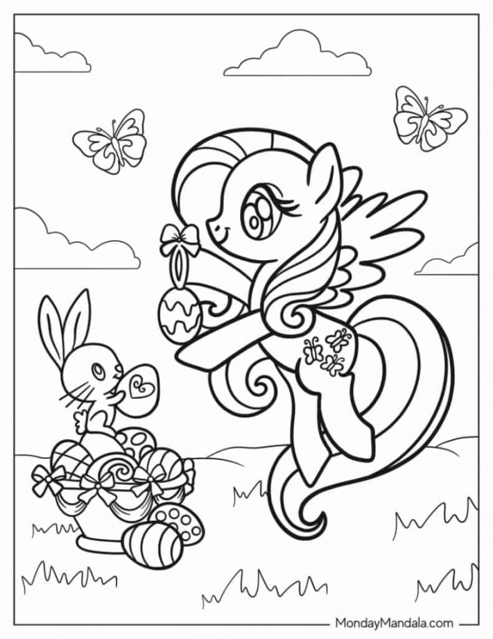 My Little Pony Coloring Pages (Free PDF Printables)