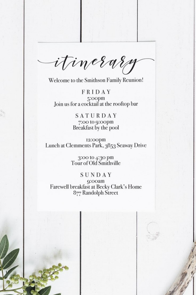 Printable Itinerary -- Free Download  Bachelorette party